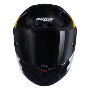 Nolan X-804 RS Combo Gara 350 Karbon Kapalı Motosiklet Kaskı Siyah/Turuncu XL