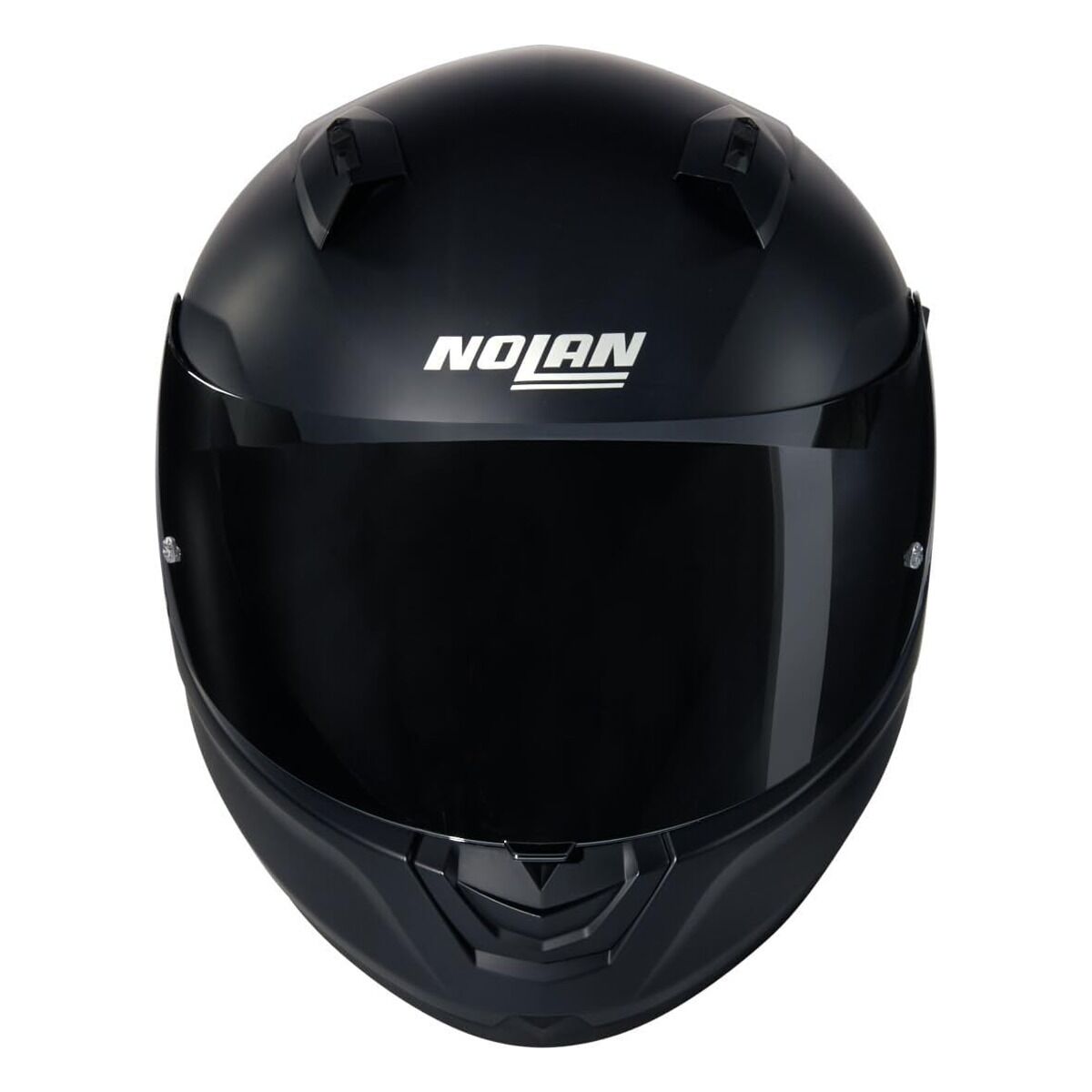 Nolan N60-6 Sport Argento 333 Kapalı Motosiklet Kaskı Mat Siyah, Gümüş Vizörlü XXL