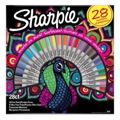 Sharpie Tavuskuşu Fine Permanent Markör 28'li