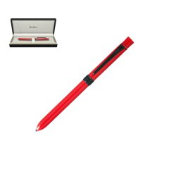 Scrikss Trio 93 Kırmızı Siyah Multifonksiyon Kalem
