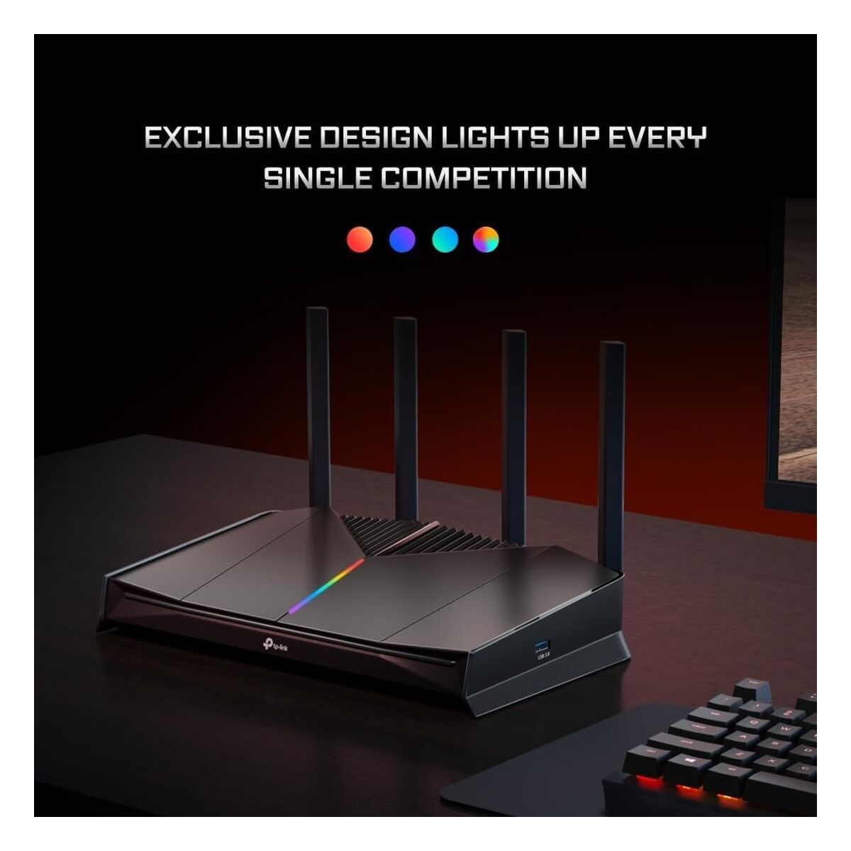 TP-Link Archer GE230 BE3600 Wi-Fi 7 Gaming Router 2.5G LAN RGB
