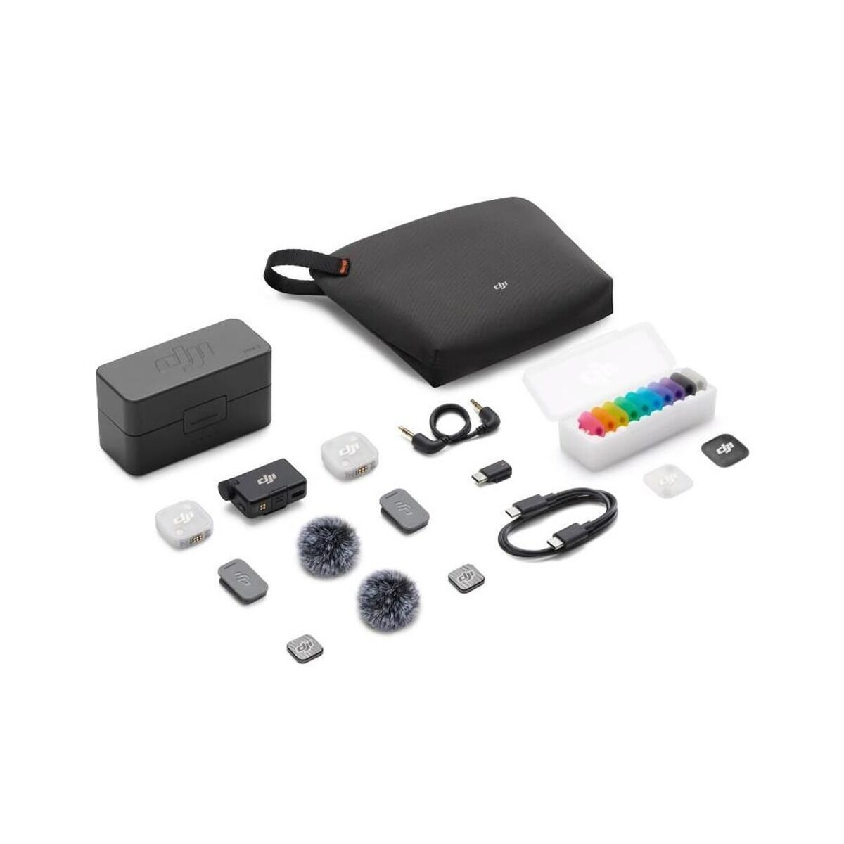 DJI Mic Mini 2 (2 TX + 1 RX + Charging Case) Kablosuz Mikrofon