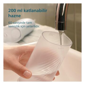 Philips Sonicare HX3333/24 360° Başlıklı 200 ml USB Şarjlı Kompakt Ağız Duşu