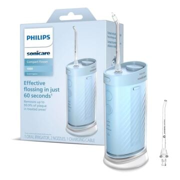 Philips Sonicare HX3333/24 360° Başlıklı Kompakt Ağız Duşu 200 ml USB Şarjlı
