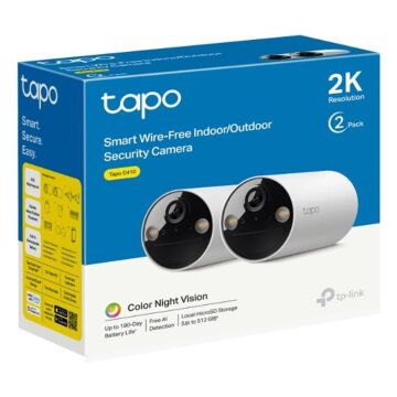 TP-Link Tapo C410 2K Bataryalı Kablosuz Güvenlik Kamerası 2'li Paket