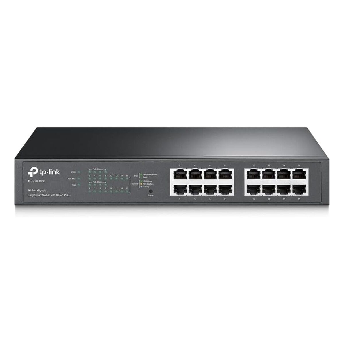 TP-Link TL-SG1016PE 16 Port Gigabit 8 Port PoE+ 110W Easy Smart Switch