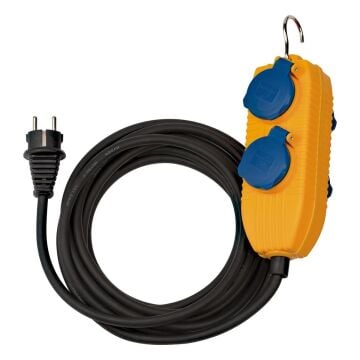 Brennenstuhl PowerBlock IP54 10 m H07RN-F 3G1,5 Şantiye Uzatma Kablosu