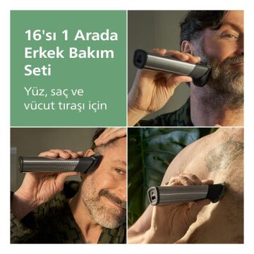 Philips 9000 Serisi MG9532/15 16’sı 1 Arada Islak Kuru Erkek Bakım Seti