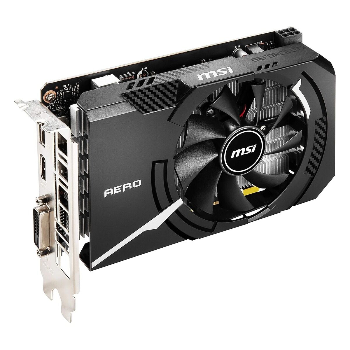 MSI GeForce GTX 1650 D6 AERO ITX 動作確認済み MSI GeForce GTX 1650 D6 AERO ITX OCV1 4GB GDDR6 128 Bit Ekran