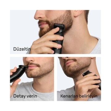 Braun Sakal Düzeltici Series 5, +4 Aksesuar, 40 Uzunluk, Keskin Bıçak, BT5520 Tıraş Makineleri