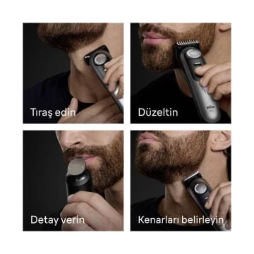 Braun Sakal Düzeltici Series 9, +7 Berber Ekipmanları, 52 Uzunluk, ProBlade, BT9520 Tıraş Makineleri