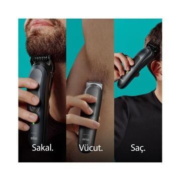 Braun Series 7 MGK7491 Hepsi Bir Arada Şekillendirme Seti, 17’si 1 Arada Erkek Bakım Kiti Tıraş Makineleri