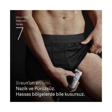 Braun Vücut Tıraş Makinesi Series 7, +6 Aksesuar, Kompakt, SmartLight, BG7550 Tıraş Makineleri