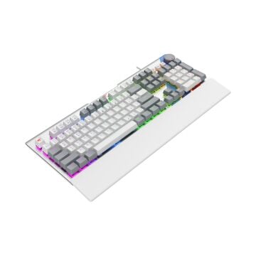 Logitech Havit Gamenote KB898L Pro RGB Mekanik Oyuncu Klavye – RGB, Full-Key Rollover, Ses Tekeri, Bilek Destekli Ses ve Görüntü Sistemleri
