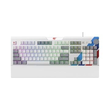 Logitech Havit Gamenote KB898L Pro RGB Mekanik Oyuncu Klavye – RGB, Full-Key Rollover, Ses Tekeri, Bilek Destekli Ses ve Görüntü Sistemleri