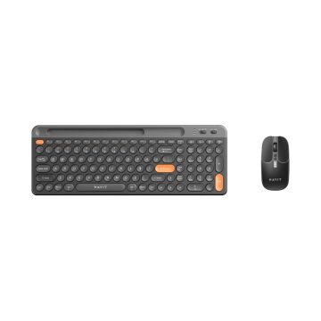 Logitech Havit KB835WB Kablosuz Klavye ve Mouse Seti | Türkçe Q | Bluetooth + 2.4GHz | Sessiz Tuş - Siyah Bilgisayar Bileşenleri