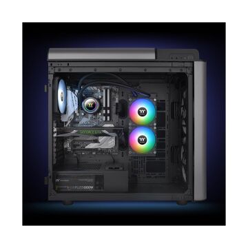 Tefal THERMALTAKE TH240 V2 ARGB Led Fanlı 240mm Intel/AM5 Uyumlu Sıvı Soğutma Sistemi Elektirikli Ev Aletleri