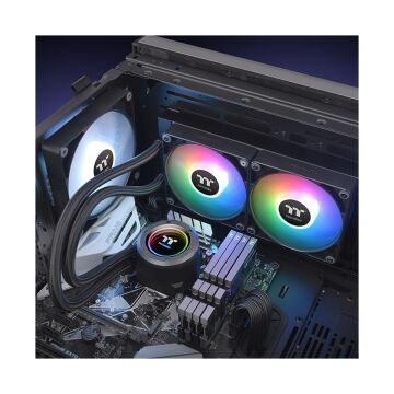 Tefal THERMALTAKE TH240 V2 ARGB Led Fanlı 240mm Intel/AM5 Uyumlu Sıvı Soğutma Sistemi Elektirikli Ev Aletleri
