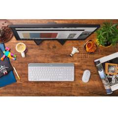 Logitech MK470 Kablosuz Klavye & Mouse Beyaz