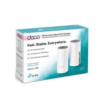TP-Link Deco E4 2'li Paket AC1200 Wi-Fi 5 Mesh Sistemi