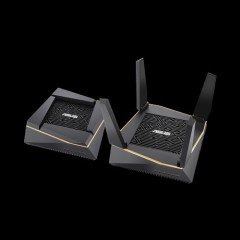 Asus AiMesh RT-AX92U AX6100 Mesh (RT-AX92U 2pk) TriBand-Gaming-Ai Mesh-AiProtection-DLNA-Router Access Point Repeater