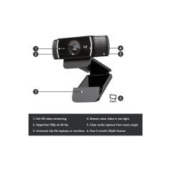 LOGITECH C922 Pro Hd Stream Webcam