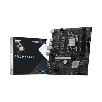 MSI PRO H810M-E Intel H810 Soket 1851 DDR5 6400MHz (OC) M.2 Anakart