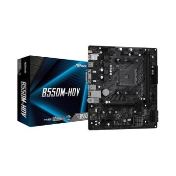 ASROCK B550M-HDV AMD B550 Soket AM4 DDR4 4733MHz (OC) M.2 Anakart