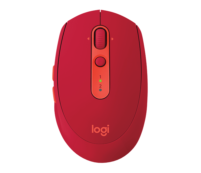 Logitech M590 Multi-Device Sessiz Kablosuz Mouse Kırmızı