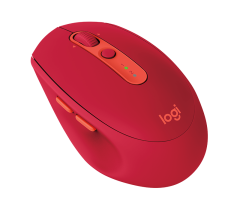 Logitech M590 Multi-Device Sessiz Kablosuz Mouse Kırmızı