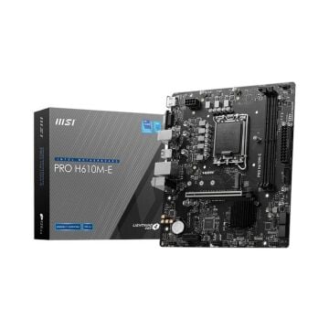 MSI PRO H610M-E DDR5 INTEL H610 Soket 1700 5600MHz(OC) M.2 Anakart