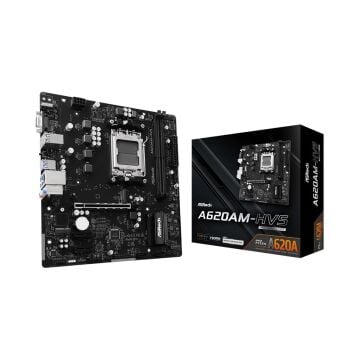ASROCK A620AM-HVS AMD Soket AM5 DDR5 mATX 6800MHz (OC) M.2 Anakart