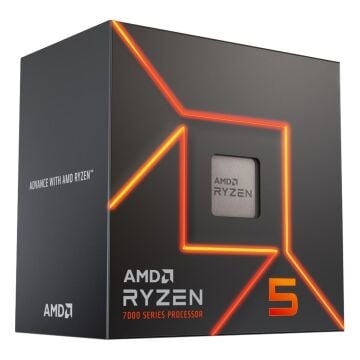 AMD Ryzen 5 7600 6 Çekirdek 12 İzlek 5.1GHz AM5 38MB Önbellek Masaüstü İşlemci