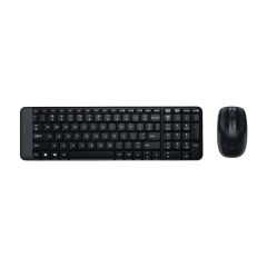 Logitech MK220 Siyah Kablosuz Klavye ve Mouse Seti