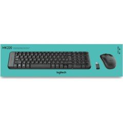 Logitech MK220 Kablosuz Klavye & Mouse Seti-Siyah