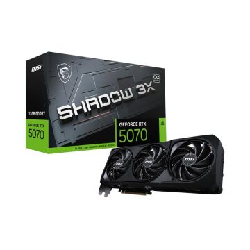 MSI GeForce RTX 5070 SHADOW 3X OC 12GB GDDR7 192Bit DLSS 4 Ekran Kartı