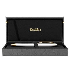Scrikss Noble 35 Gold Krom Tükenmez Kalem