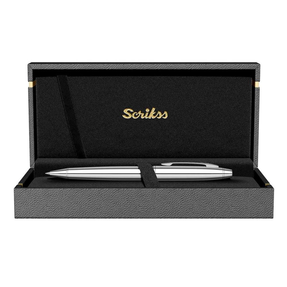 Kişiye Özel Tükenmez Kalem Noble 35 Krom Scrikks