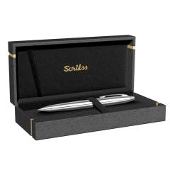 Kişiye Özel Tükenmez Kalem Noble 35 Krom Scrikks