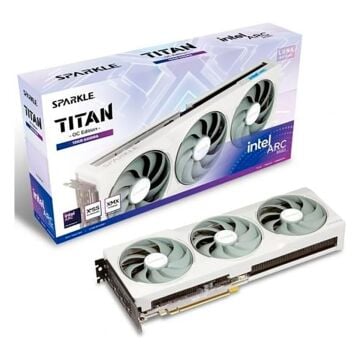SPARKLE Intel Arc B580 TITAN Luna OC 12GB GDDR6 192Bit Ekran Kartı
