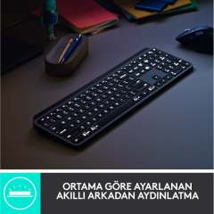 Logitech Mx Keys Türkçe Klavye - Siyah 920-010087