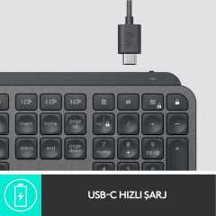 Logitech Mx Keys Türkçe Klavye - Siyah 920-010087