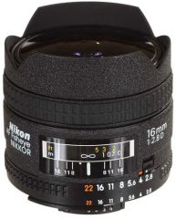 Nikon Af Fisheye Nikkor 16Mm F/2.8D Dslr Lens