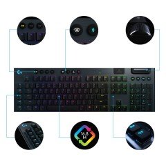 Logitech G G915 Tkl  RGB İngilizce Q Kablosuz Oyuncu Klavyesi