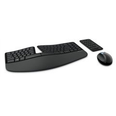 Microsoft Sculpt Ergonomic Desktop L5V-00016 Siyah Kablosuz Klavye ve Mouse Seti