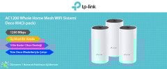 TP-Link Deco M4 AC 1200 Tüm Ev Mesh Wi-Fi Sistemi ( 3 Adet )
