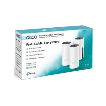 TP-Link Deco M4 AC1200 3'lü Tüm Ev Mesh Wi-Fi Sistemi