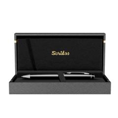 Scrikss Noble 35 Siyah Gümüş Tükenmez Kalem