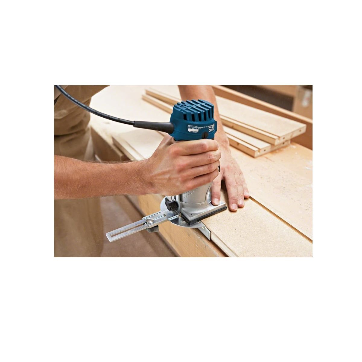 Bosch GKF 600-Profesyonel 600 Watt Elektrikli Formika Traşlama Makinası