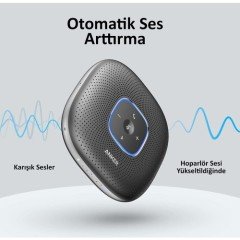 Anker PowerConf A3301 Bluetooth Kablosuz Mikrofonlu Konferans Hoparlörü